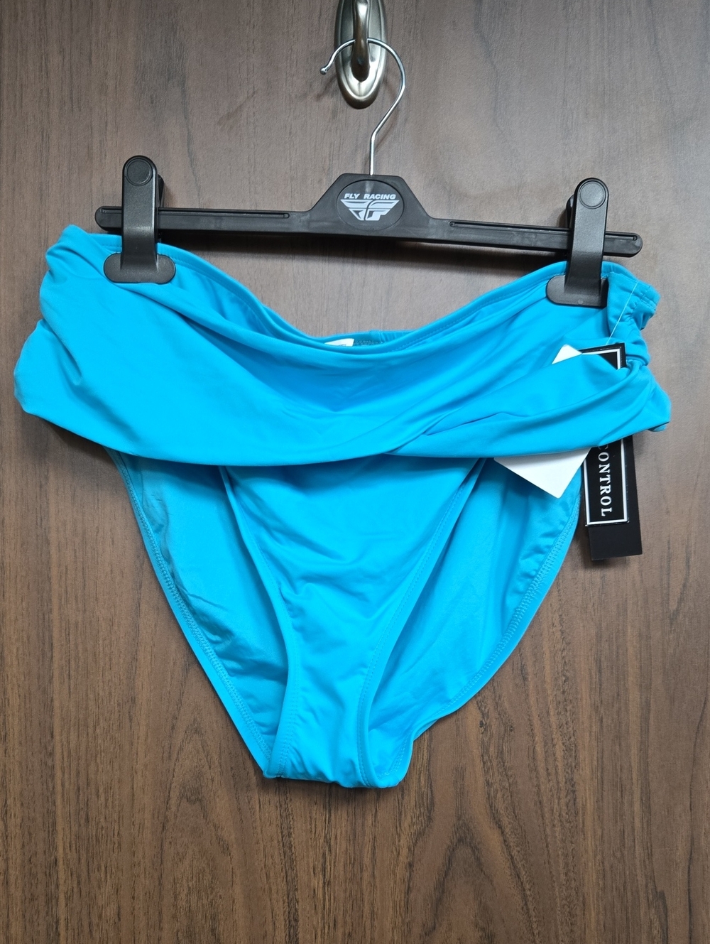 La Blanca Size 14 Blue High Rise Bikini Bottom
